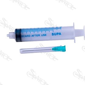 سرنگ سوزن متحرک لوئرلاک 20ml سه تکه با سرسوزن کند G21