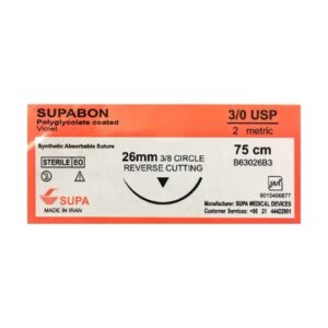 نخ جراحی ویکریل ریورس کات ۳/۰ سوپا